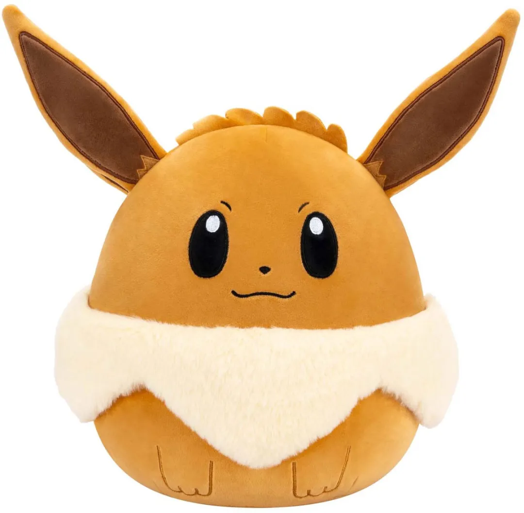 Squishmallows Pokémon Eevee 25cm - Bruin/Wit