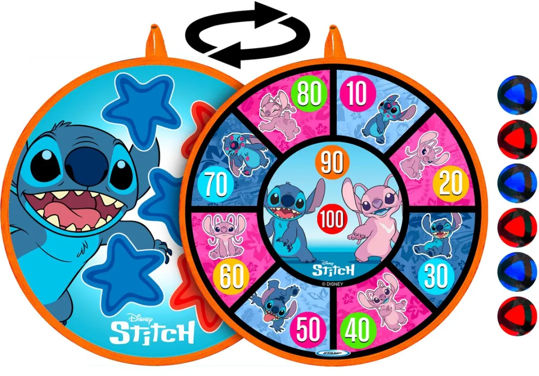 Disney Stitch Werpschijf met Ballen - Oranje