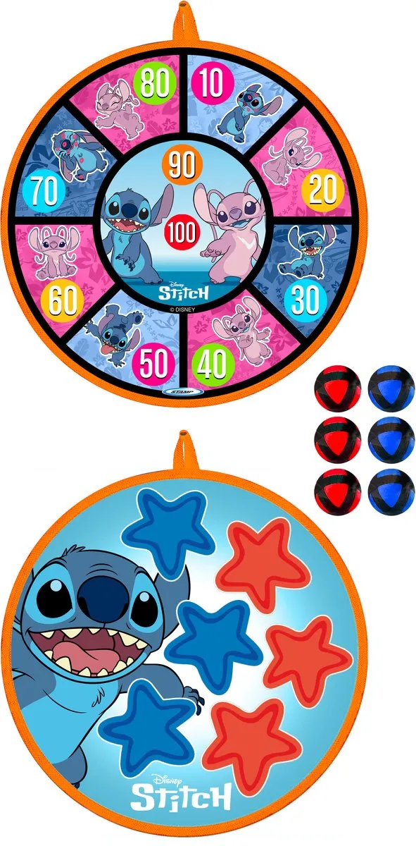 Disney Stitch Werpschijf met Ballen - Oranje