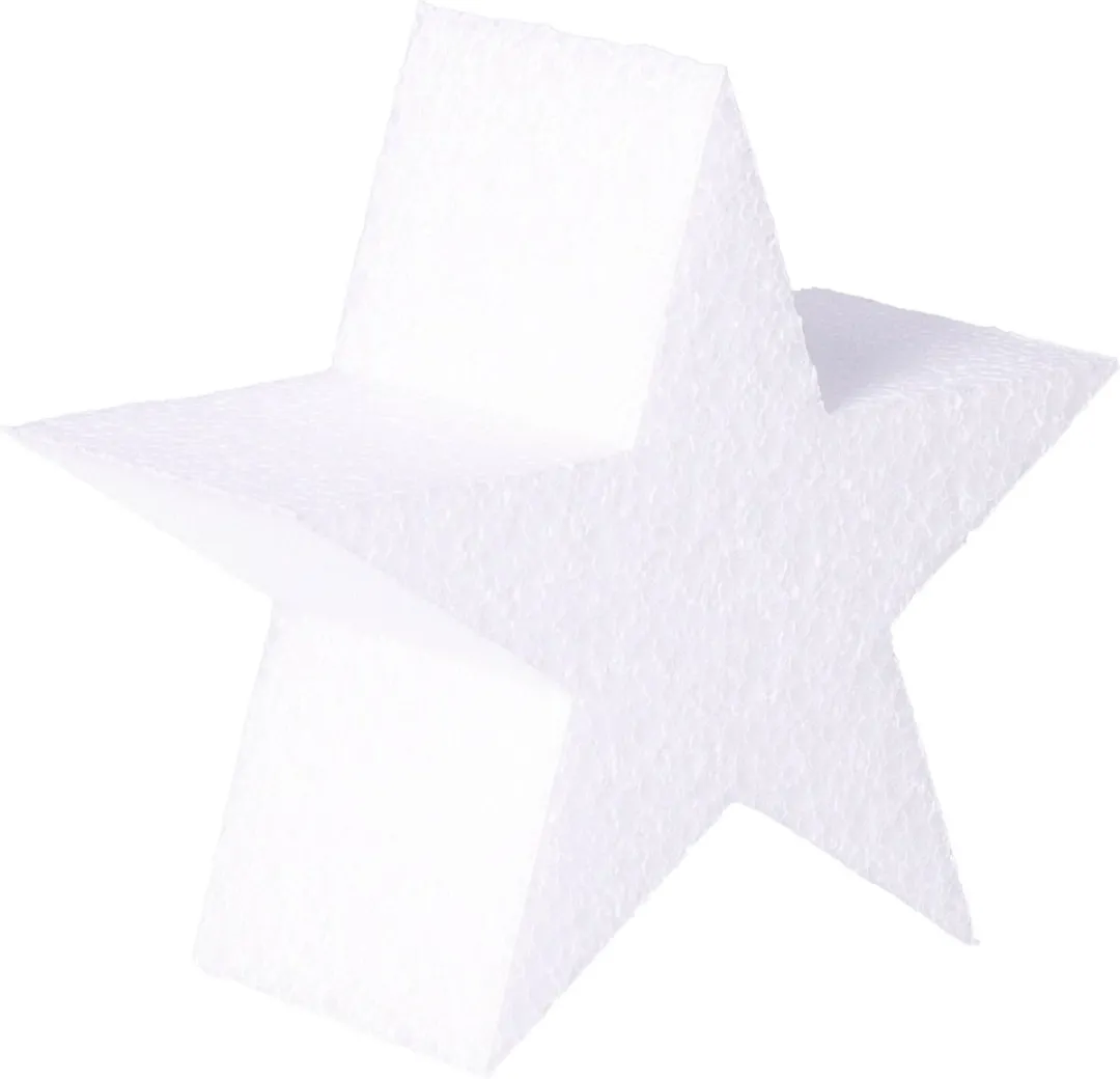 Glorex Hobby Piepschuim Sterren 10x5cm