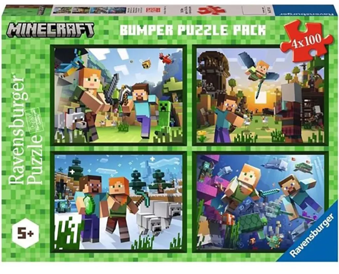 Ravensburger Minecraft Puzzel 400 Stuks - Multicolor - afbeelding 6 van 6