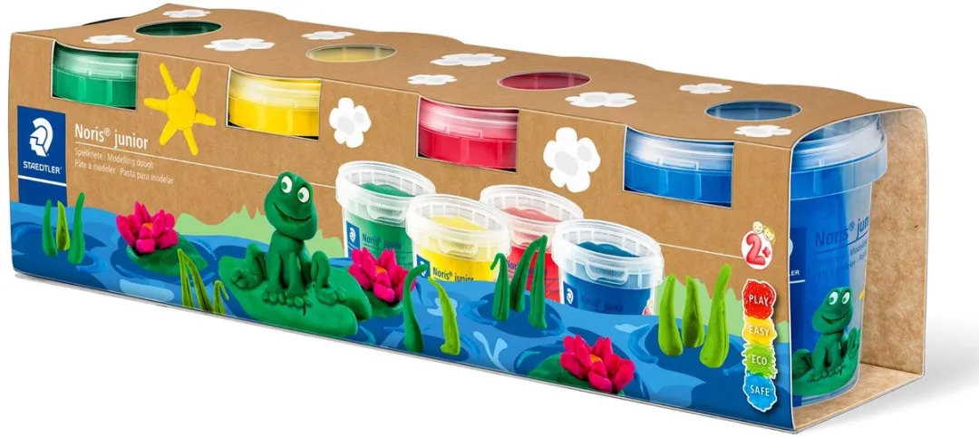 STAEDTLER Noris Junior Boetseerklei - 4 Kleuren