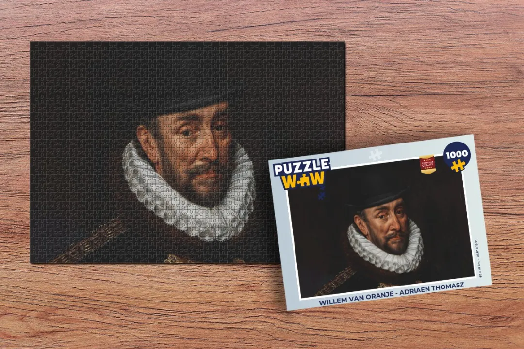 PuzzleWow Willem van Oranje Legpuzzel 1000 Stuks - Multicolor