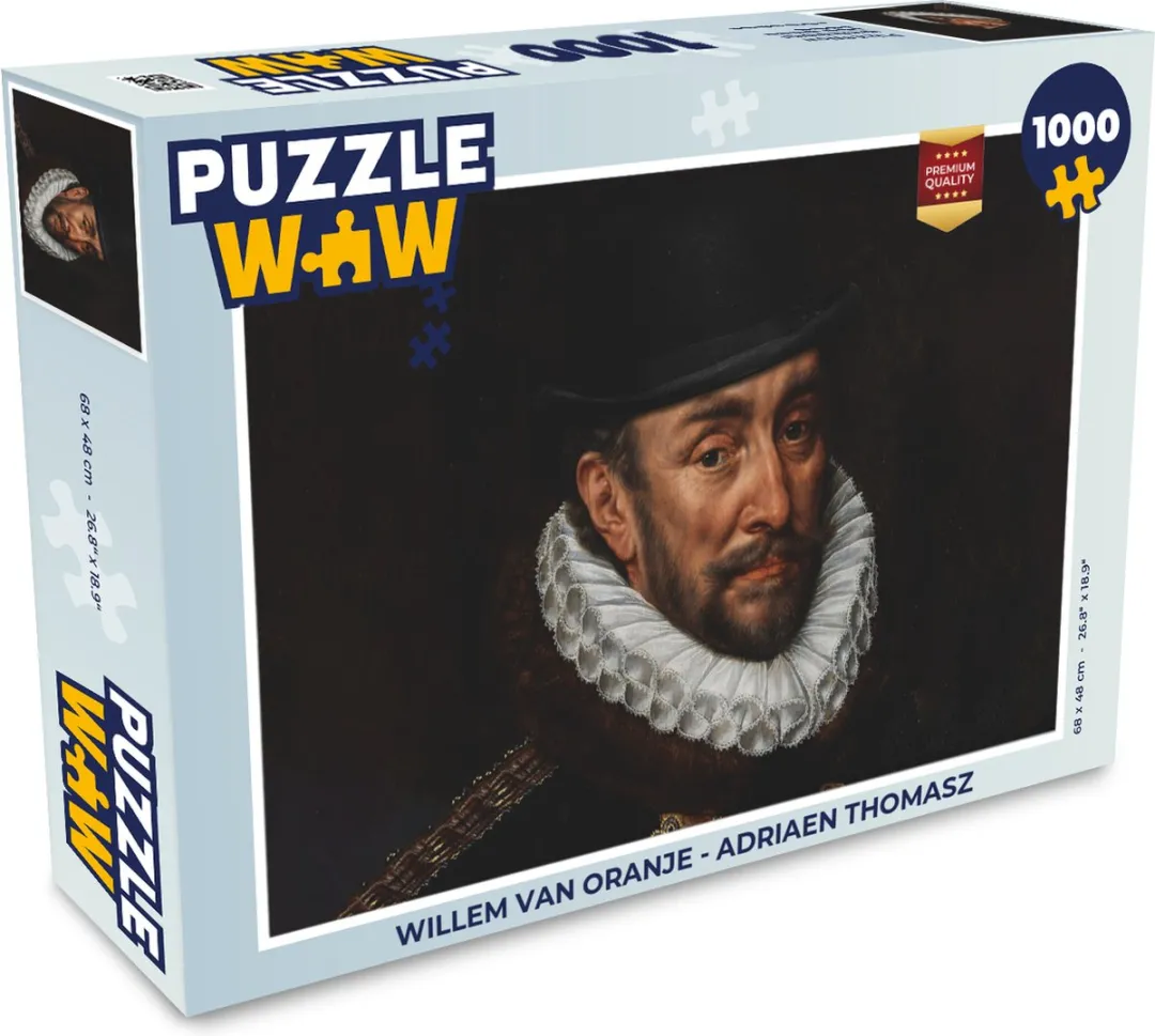 PuzzleWow Willem van Oranje Legpuzzel 1000 Stuks