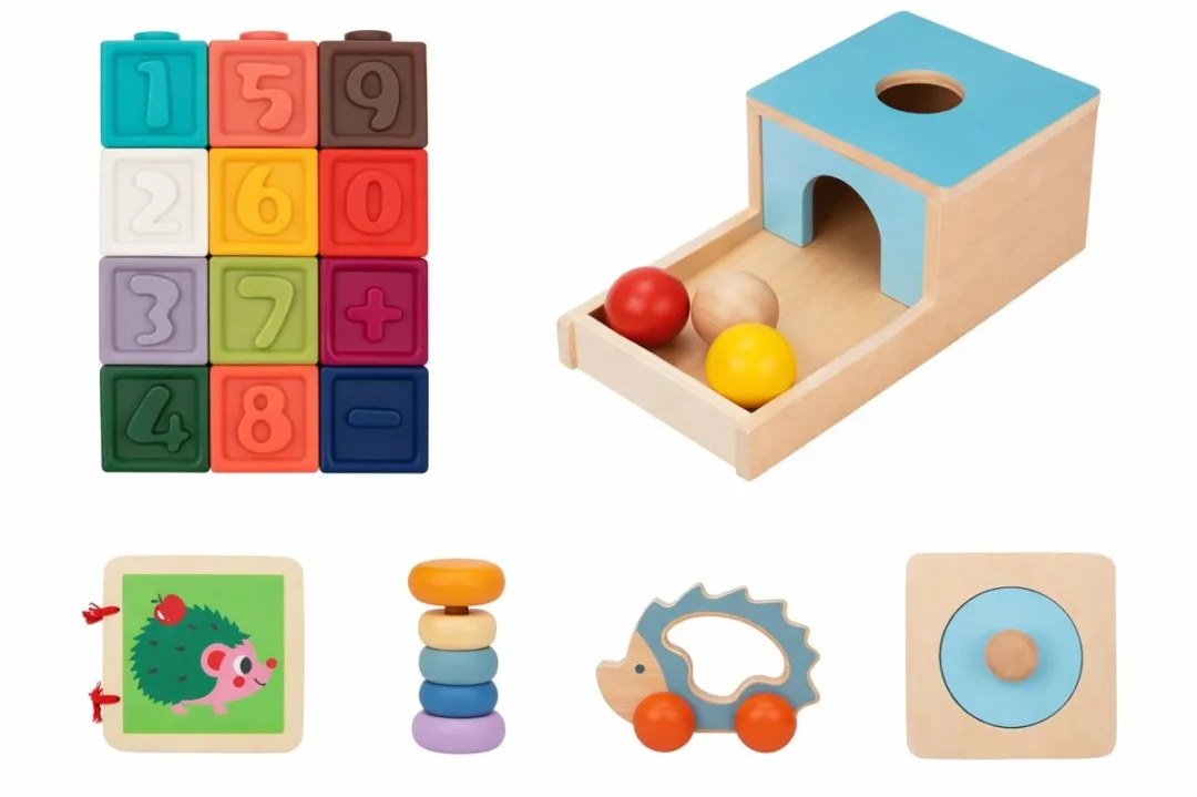 Tooky Toy Houten Speelset 22-delig - Meerkleurig