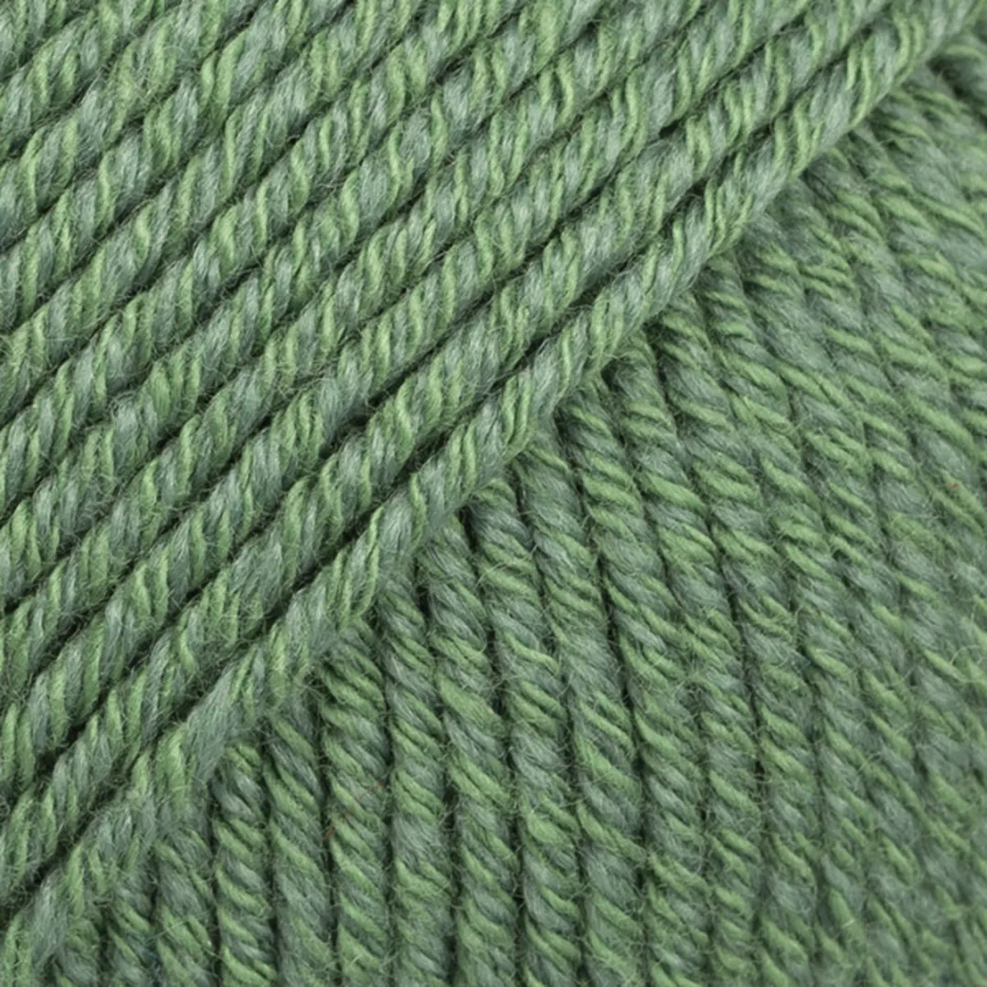 Drops Cotton Merino Uni Bosgroen