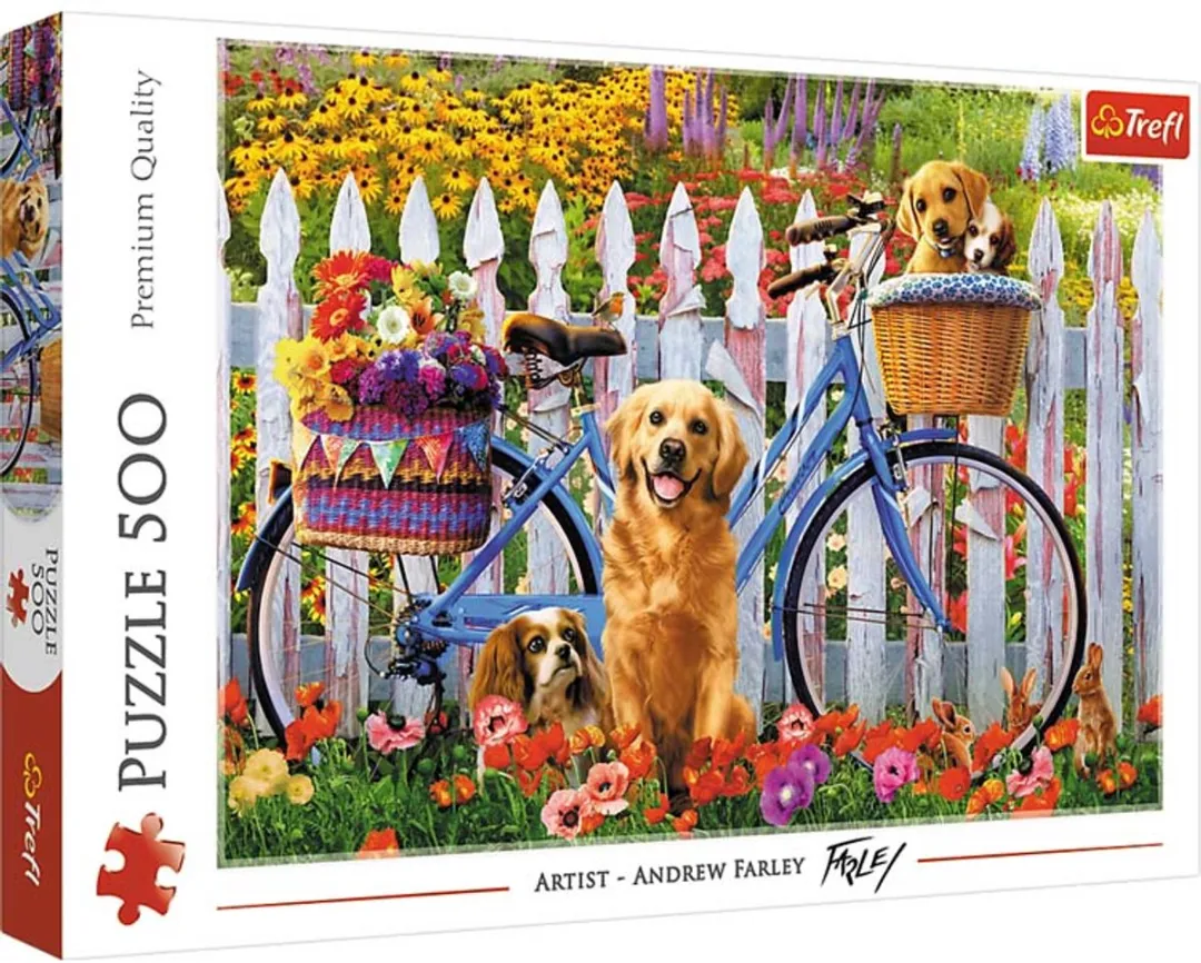 Trefl Puppy's Avontuur Puzzel 500 Stuks - Multicolor