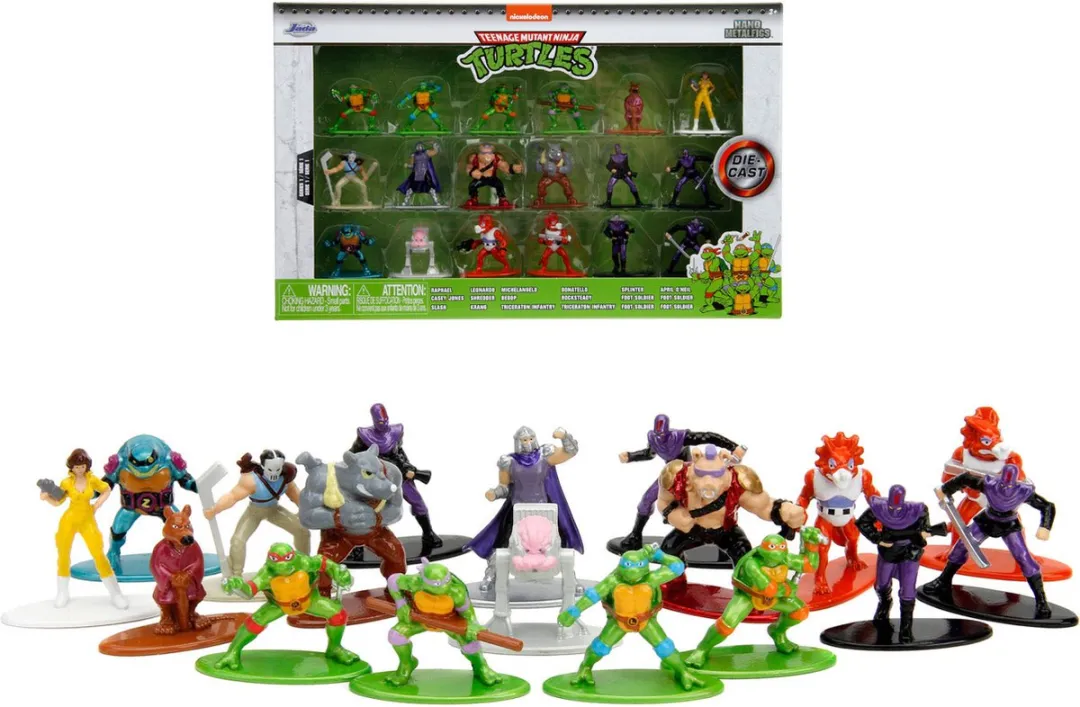 Jada Metalfigs TMNT Wave 1 Die-Cast - 18 Stuks