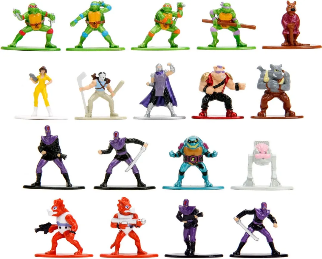 Jada Metalfigs TMNT Wave 1 Die-Cast - 18 Stuks