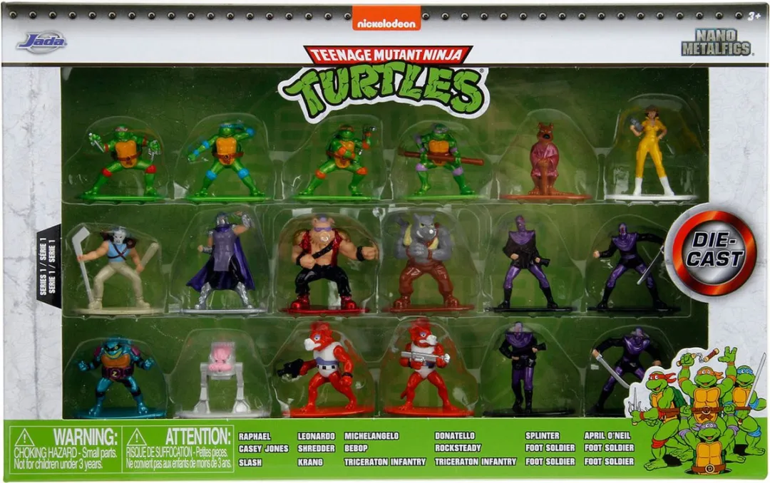 Jada Metalfigs TMNT Wave 1 Die-Cast - 18 Stuks