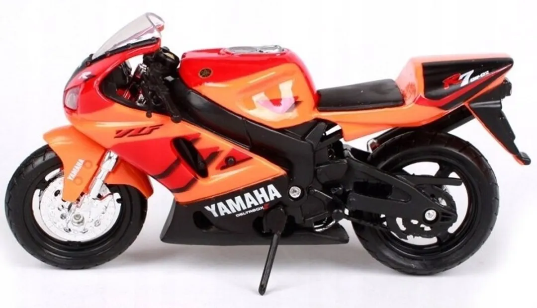 Yamaha YZF R7 Schaalmodel 1:18 Maisto - Oranje/Rood