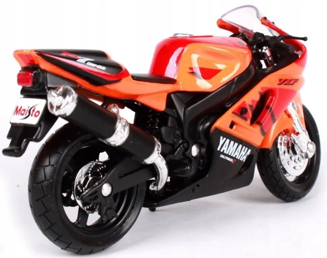 Yamaha YZF R7 Schaalmodel 1:18 Maisto - Oranje/Rood