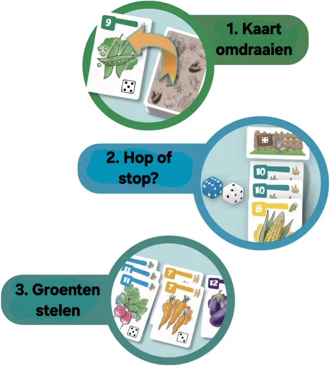 999 Games Haasje Over Kaartspel - 2-4 Spelers