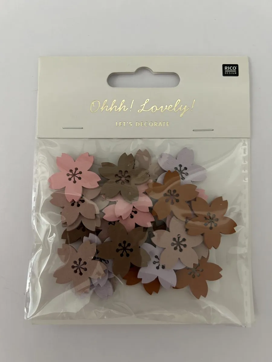 Rico Design Houten Strooigoed Bloemen Mix