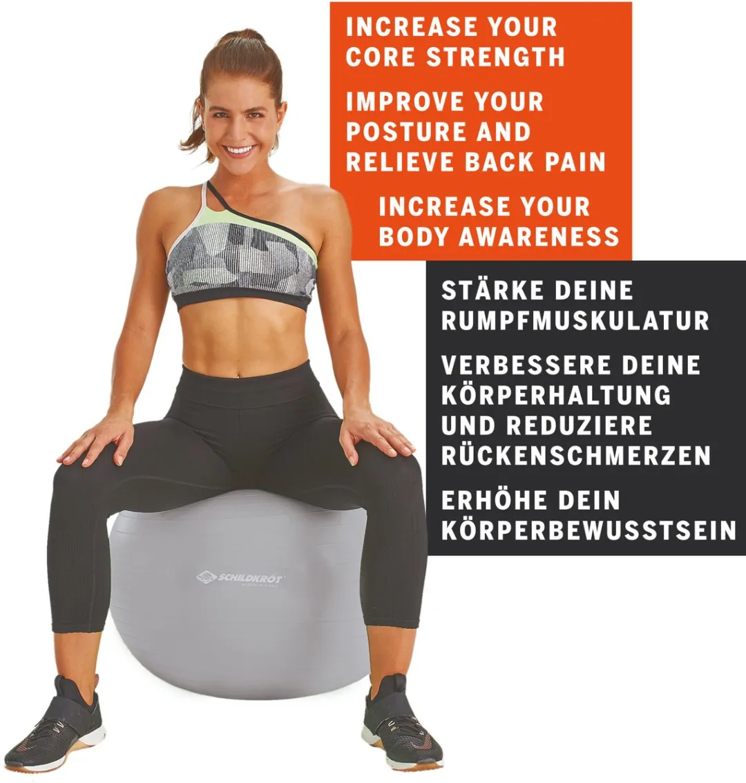 Schildkröt Fitness Gymnastiekbal 75cm - Meerkleurig