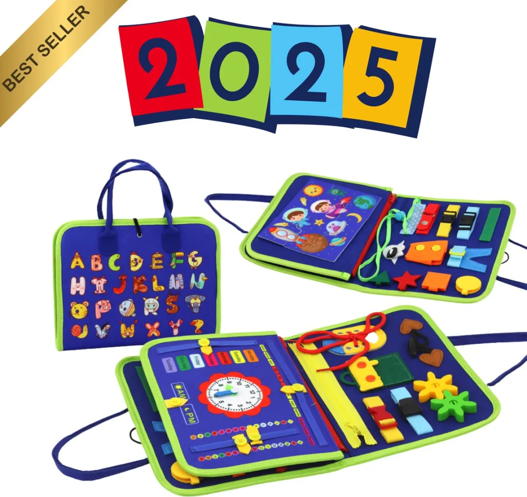 Lean Toys EduPlay Blauw Educatief Voelbord
