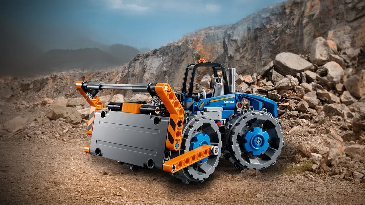 LEGO Technic Afvalpersdozer 42071 - 171 Stukken - Zwart