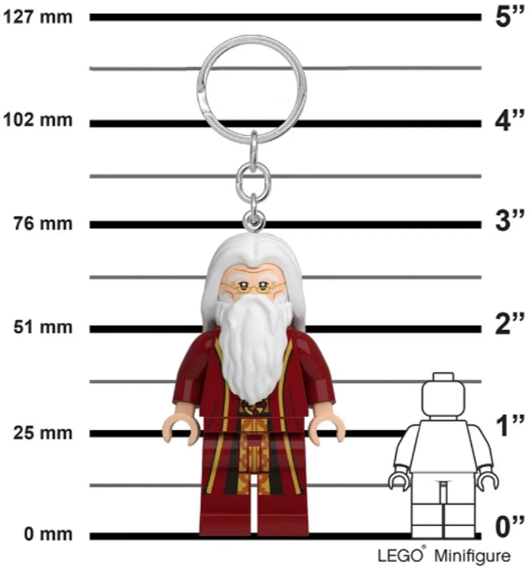 LEGO Harry Potter Lichtgevende Sleutelhanger Perkamentus - Multi