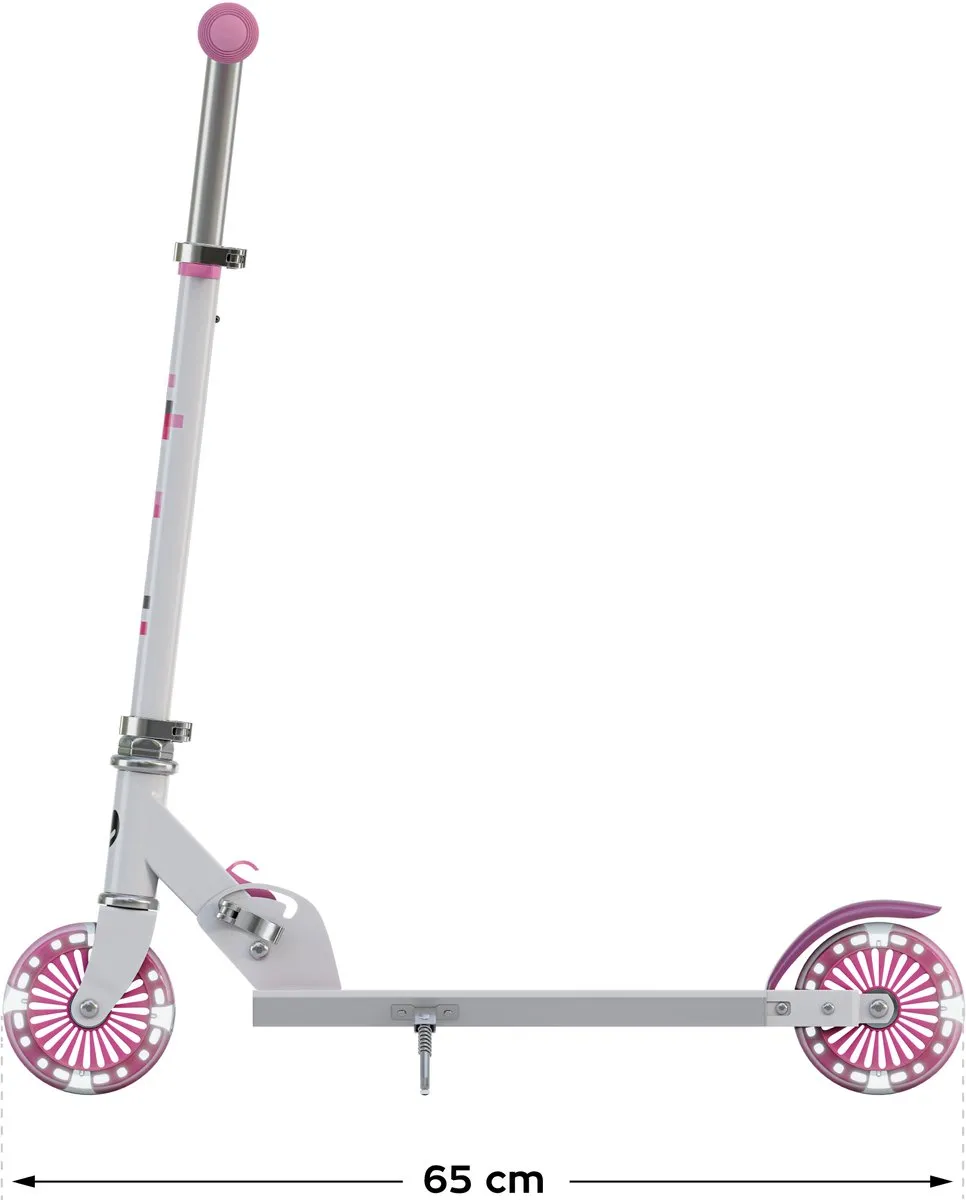 Tulano Zigzag Kinderstep Kinderscooter - Roze