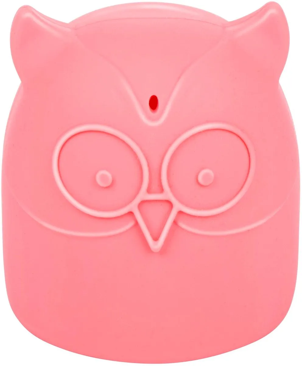 Eddy Toys Siliconen Knijpbadspeelgoed Uil 2 Stuks - Roze