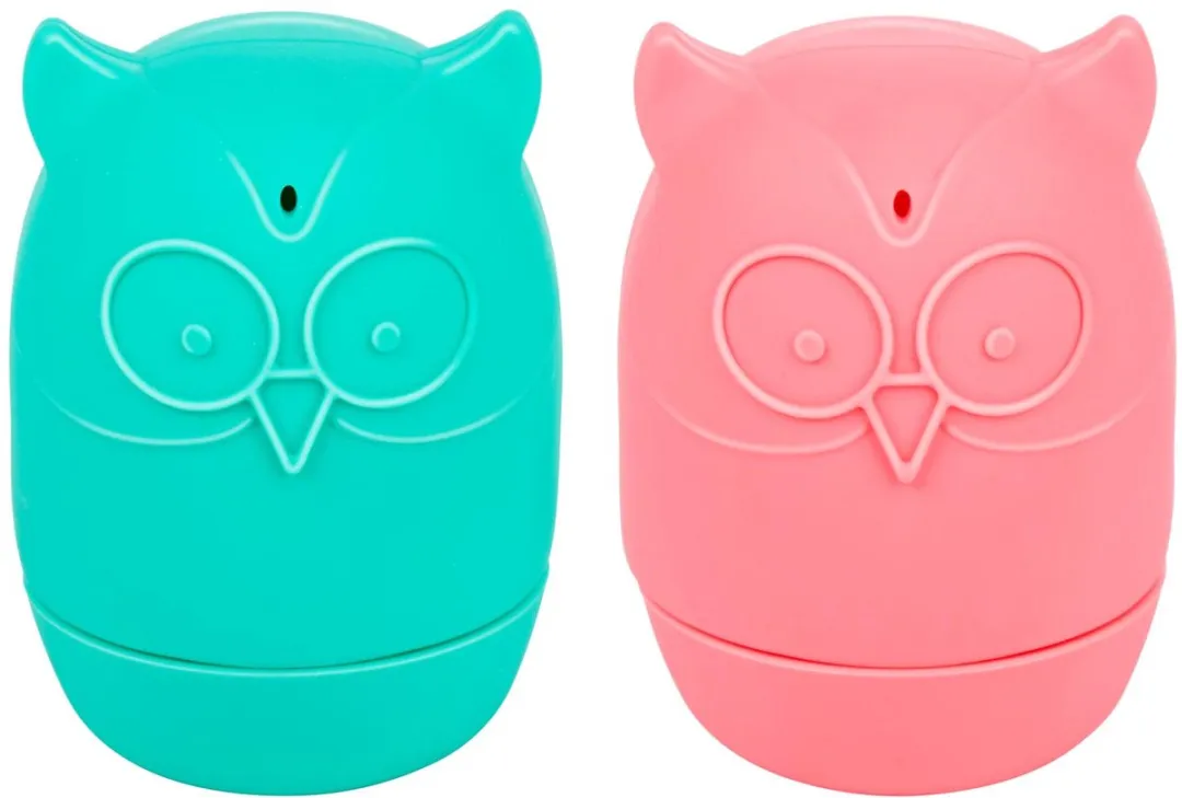 Eddy Toys Siliconen Knijpbadspeelgoed Uil 2 Stuks