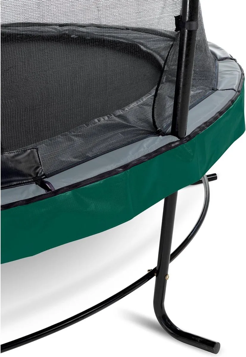 EXIT Elegant Trampoline Ø390cm Groen - met Veiligheidsnet - afbeelding 3 van 6