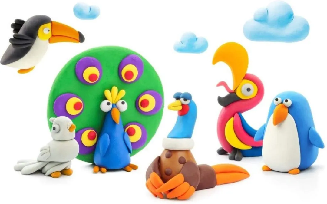 TM Toys Hey Clay Creatieve Plastic Set - 18 Stuks Multicolor