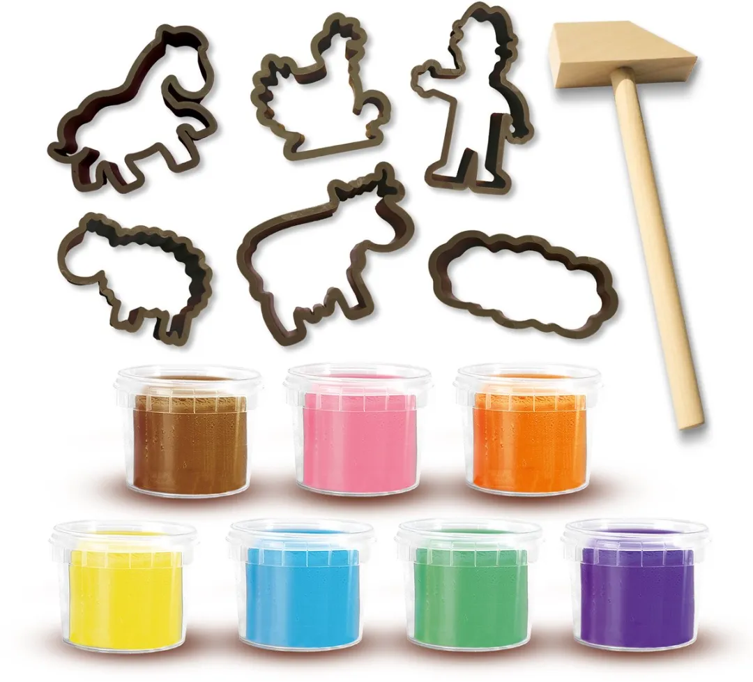 SES Creative Eco Klei Mega Set 7x90g - Vegan & Glutenvrij