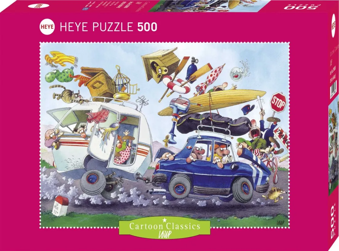 Heye Puzzel On Holiday! 500 Stuks - Meerkleurig