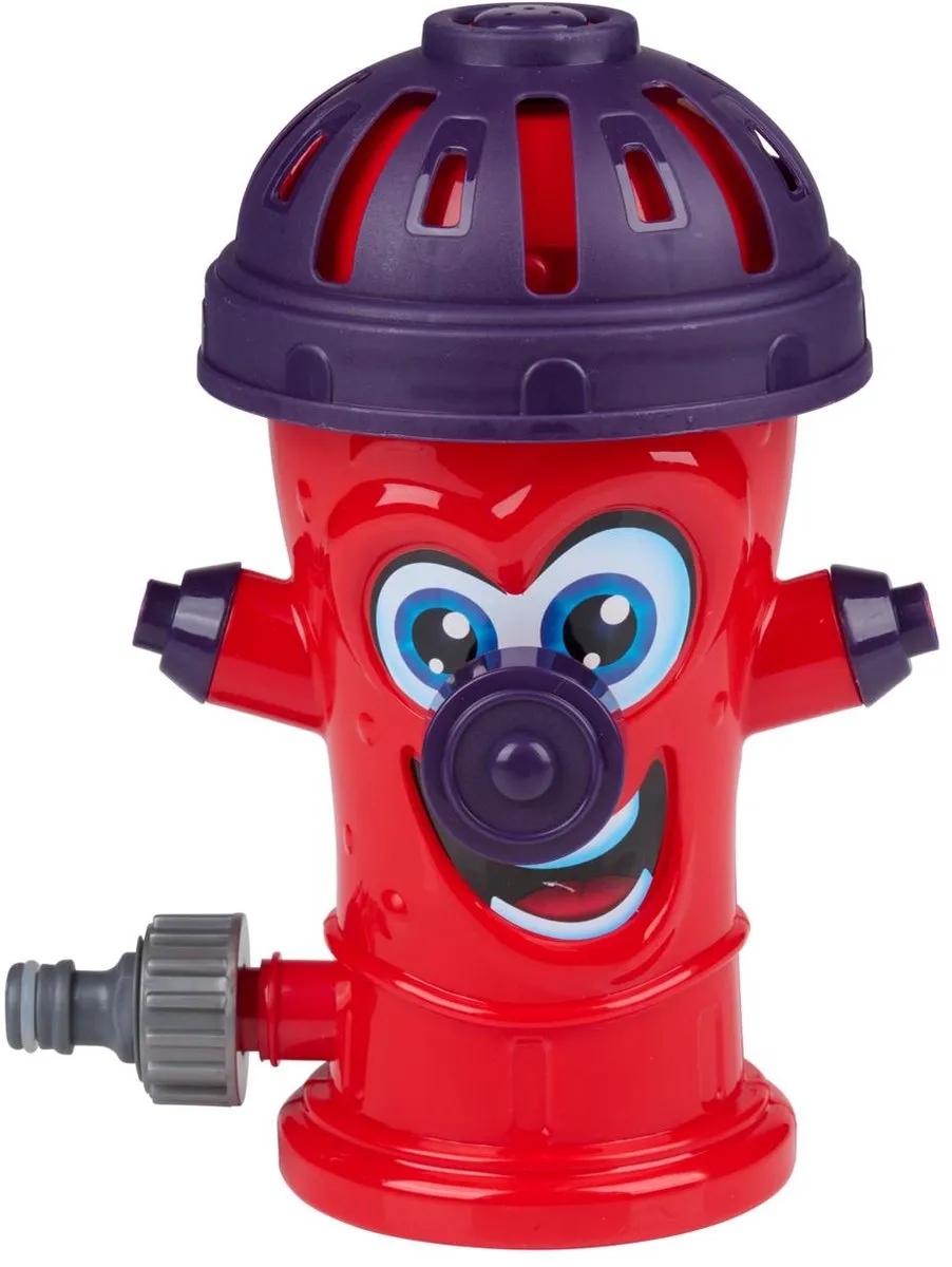 Eddy Toys Watersproeier Brandkraan 8711252300863 - Rood met paarse details