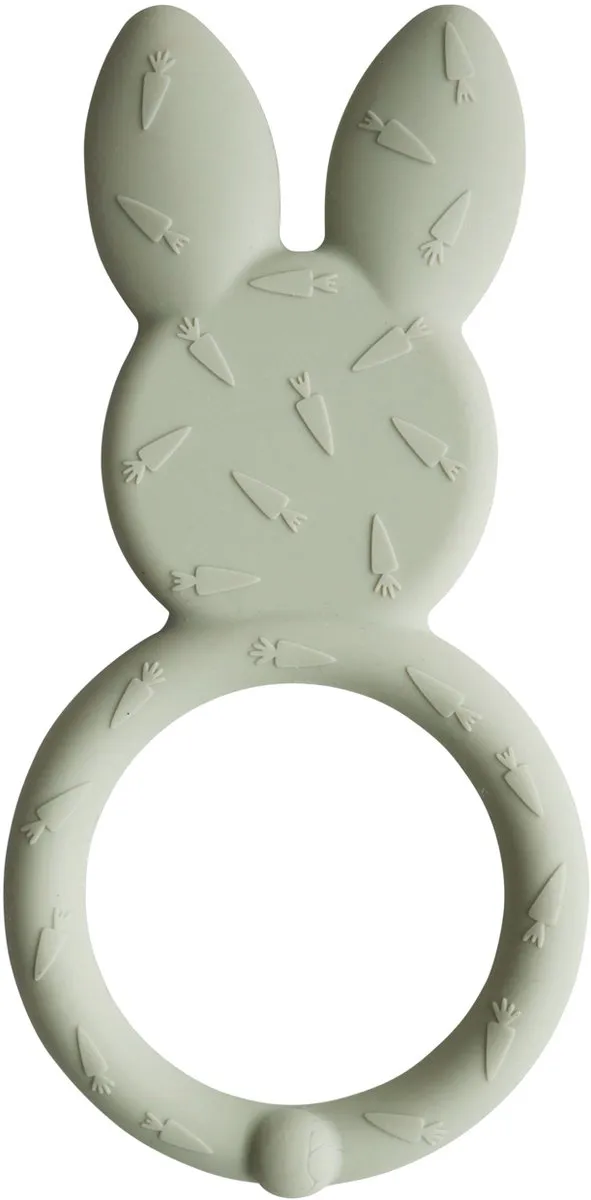 Mushie Bunny Bijtring Siliconen - Sage