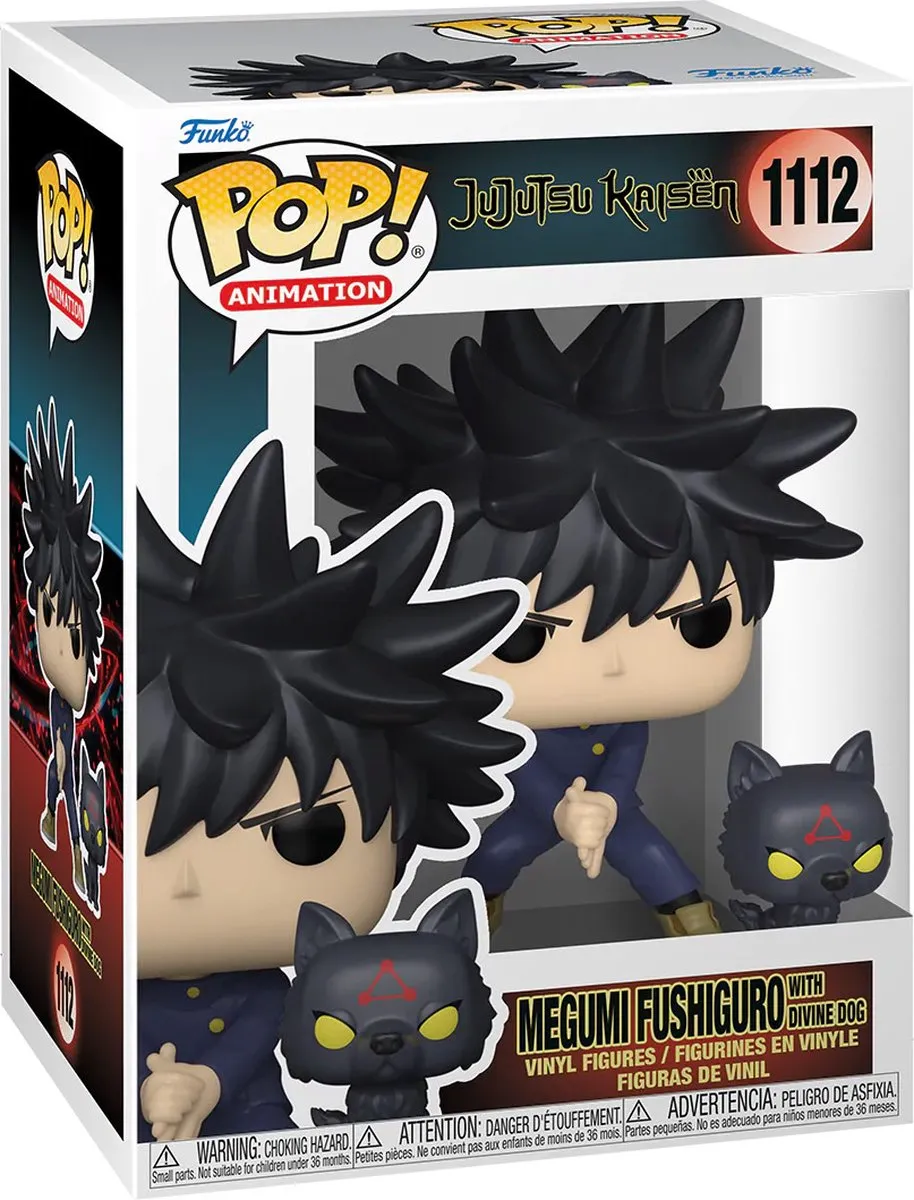 Funko Jujutsu Kaisen POP Megumi 61360 Verzamelfiguur - 9cm - Multicolor