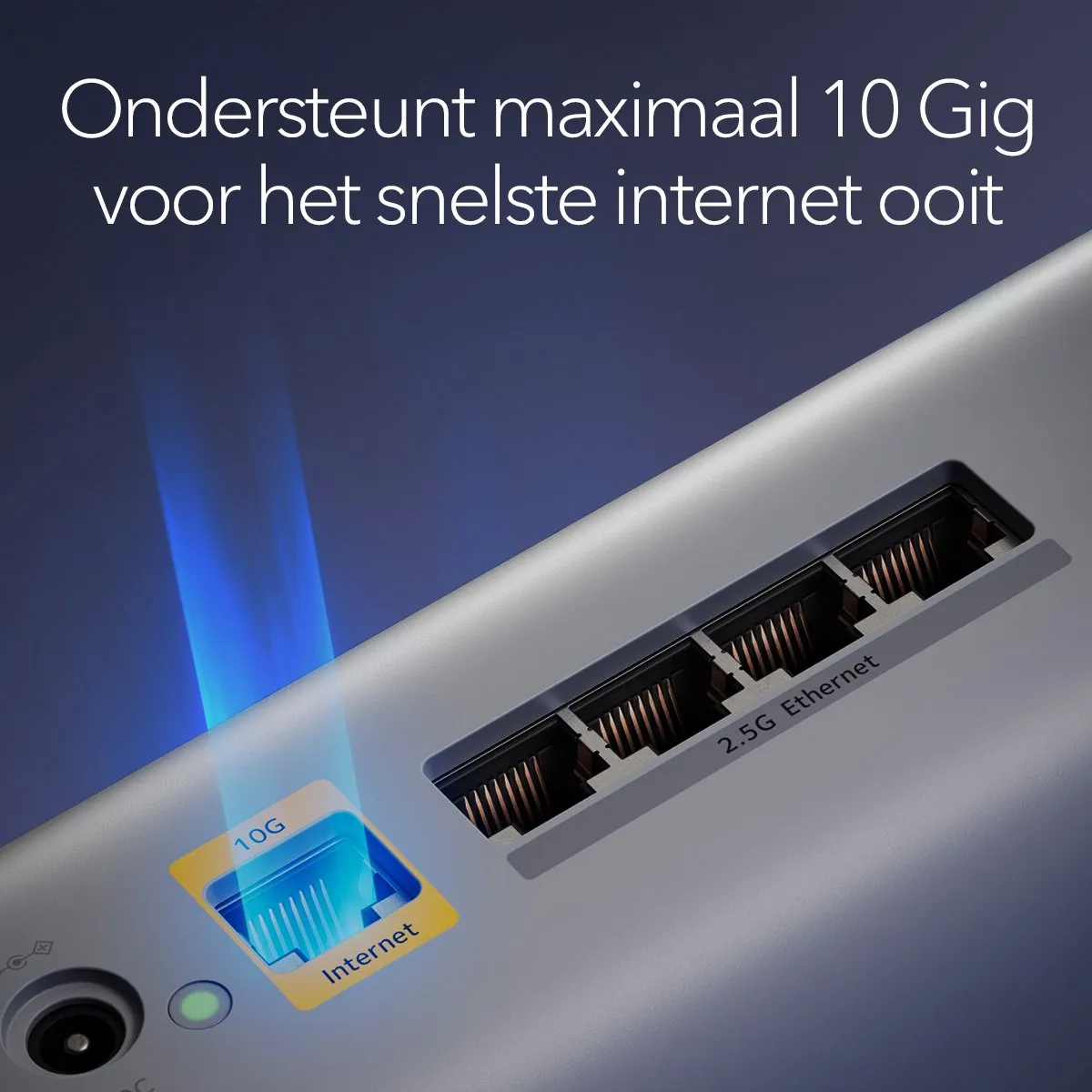 Netgear Orbi RBE872 Mesh WiFi 7 Tri-Band 21Gbps 2-Pack - Wit - afbeelding 6 van 6