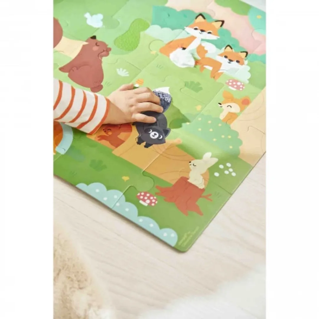 Janod Voelpuzzel Bos Houten Puzzle 20 Stuks - Meerkleurig