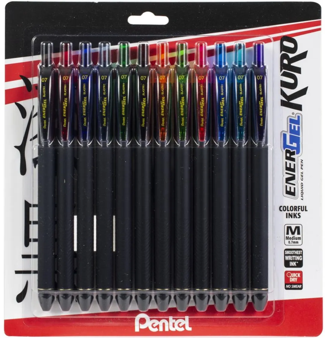 Pentel EnerGel Kuro Liquid Gelpen