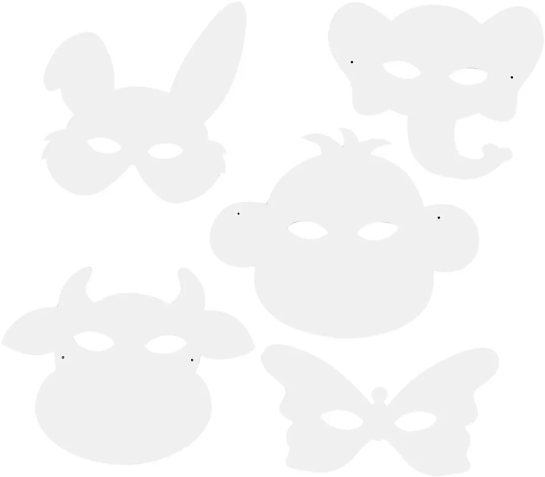Creativ Company Dierenmaskers - 100 Stuks