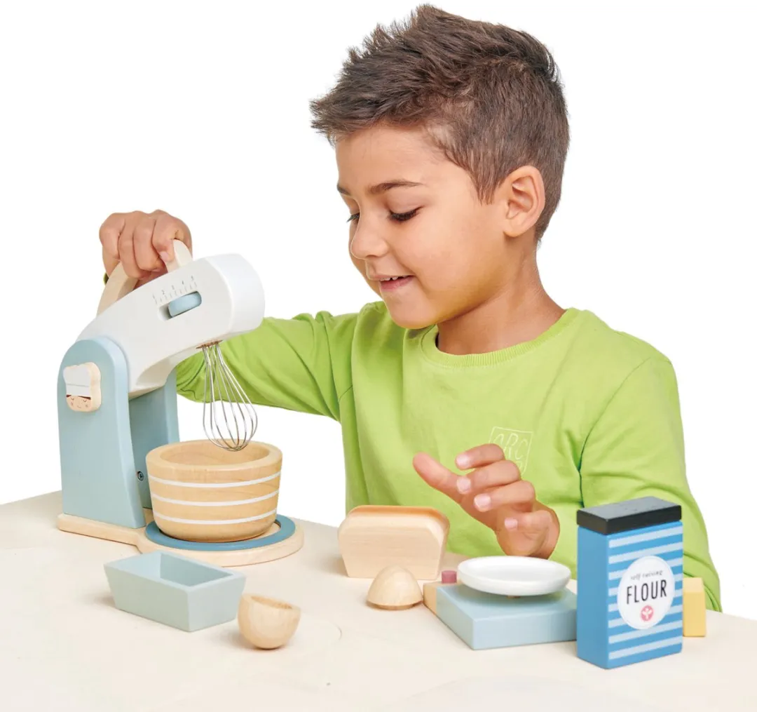 Tender Leaf Toys Home Baking Set - 28x21,5x27,5cm - Blauw