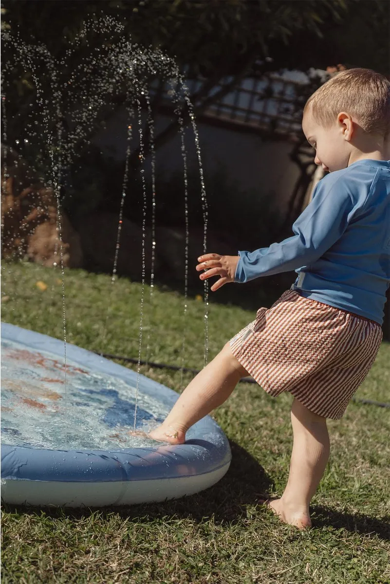 Rubo Toys Little Dutch Ocean World Sprinklermat 150cm - Blauw