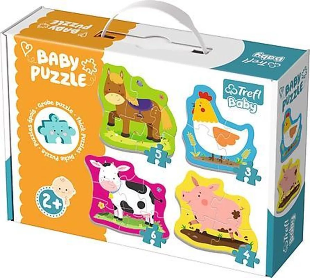 Trefl Boerderij 4-in-1 Puzzel 18 Stuks - MPN 36070