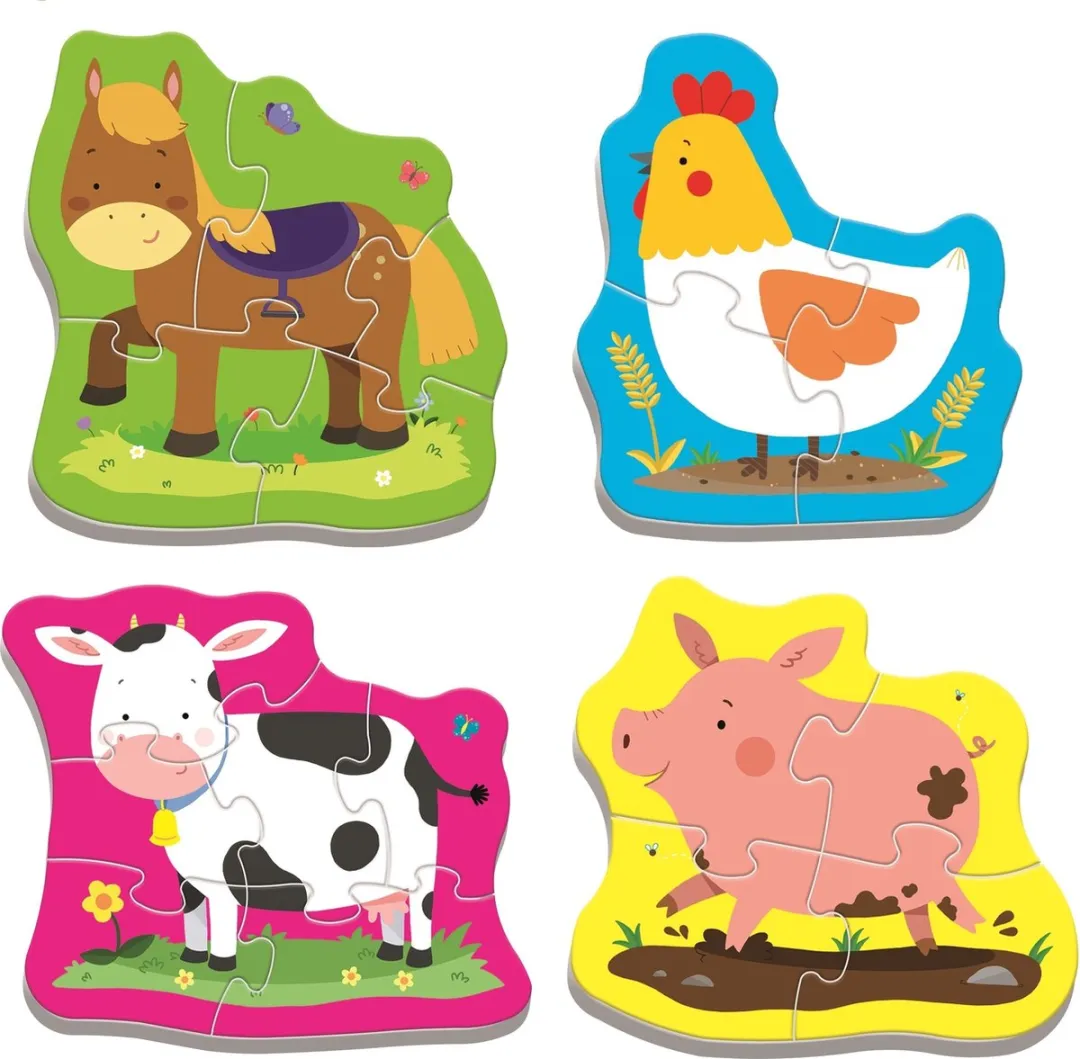 Trefl Boerderij 4-in-1 Puzzel 18 Stuks - MPN 36070