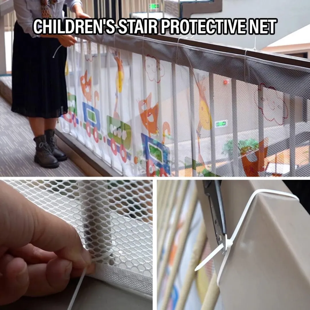 3M Veiligheidsnet Trappen 300x78cm - Wit