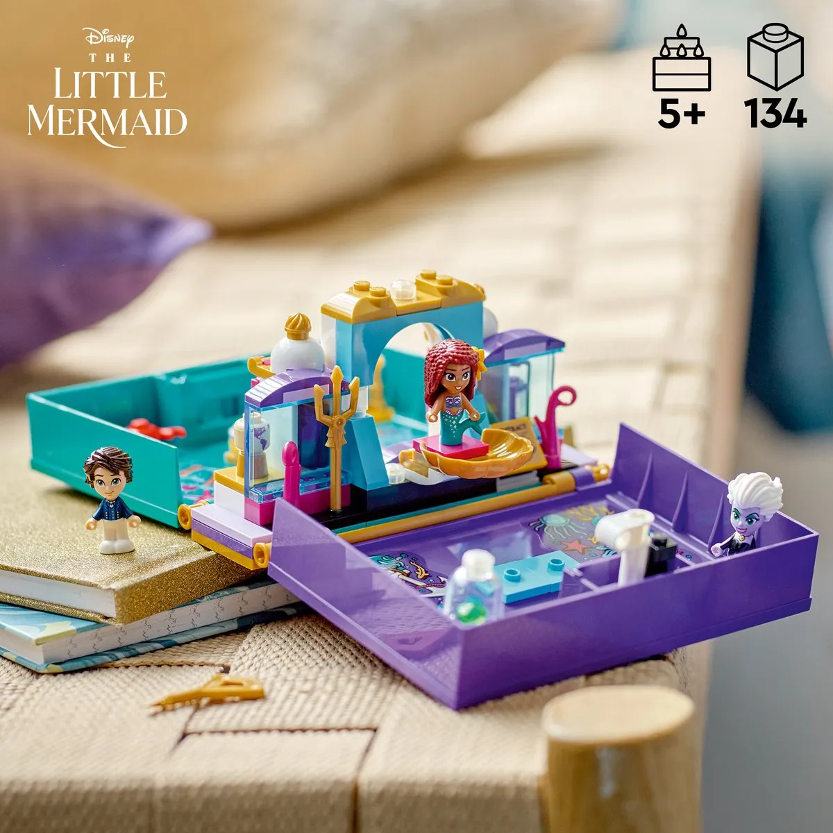 LEGO Disney Princess De Kleine Zeemeermin Verhalenboek 43213 - 134 Stukken