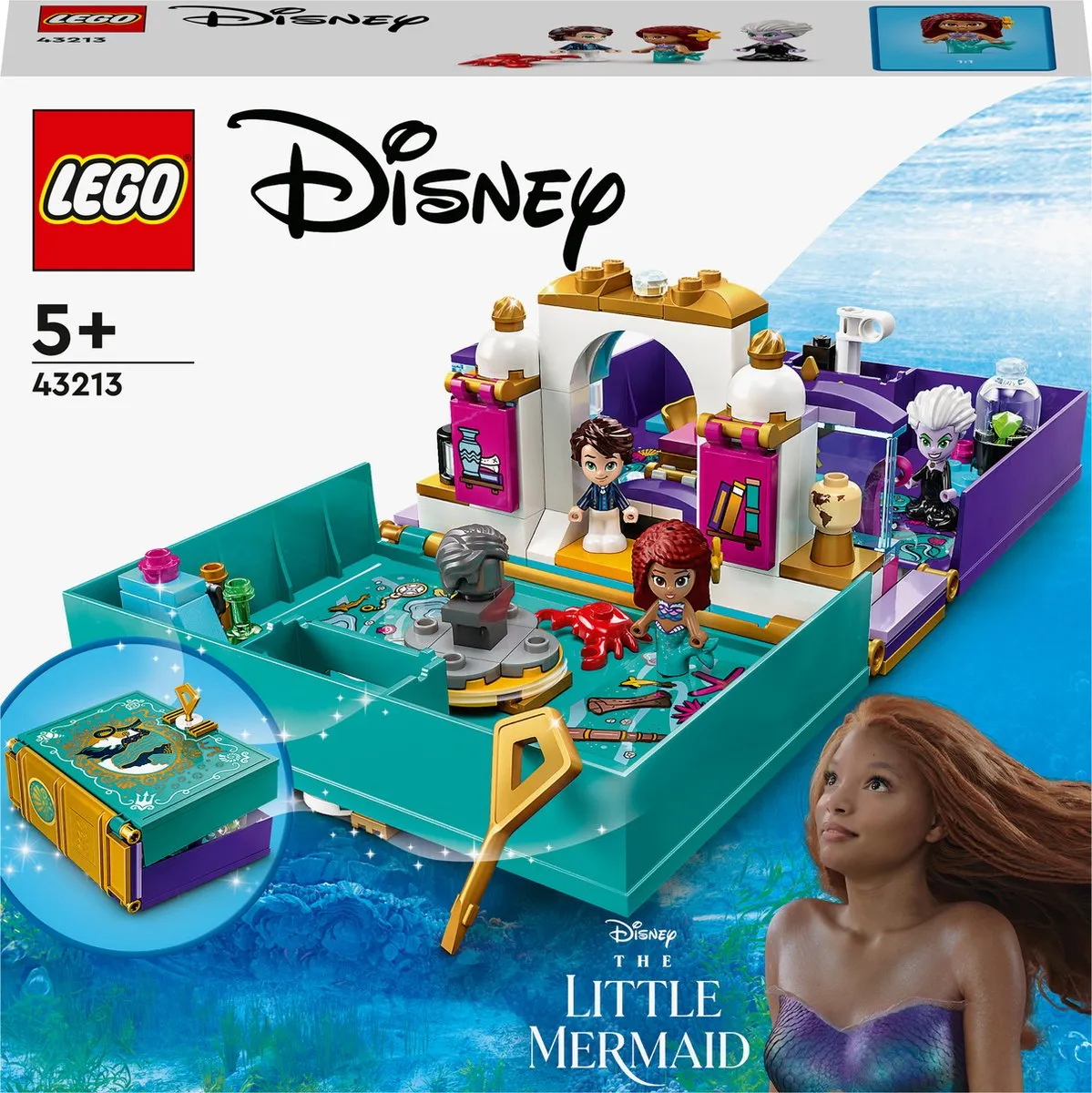 LEGO Disney Princess De Kleine Zeemeermin Verhalenboek 43213