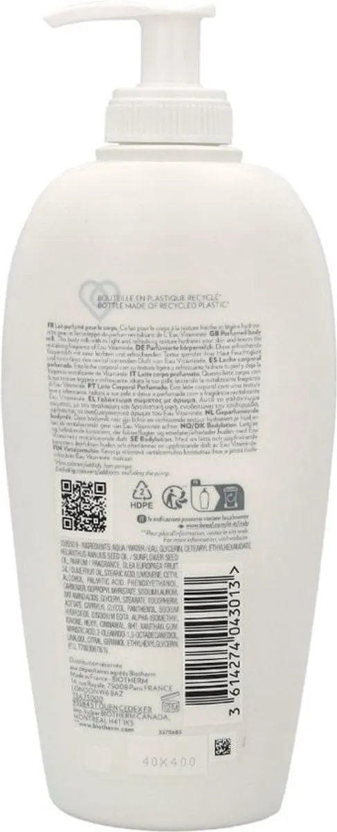 Biotherm Eau Vitaminee Body Milk 400ml