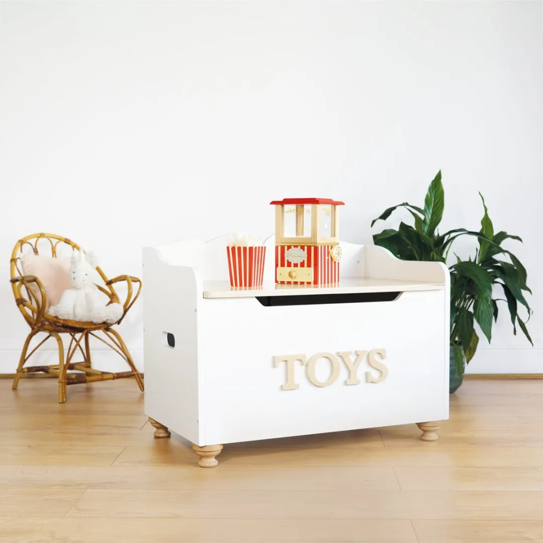 Le Toy Van Speelgoedkist op Poten - Wit
