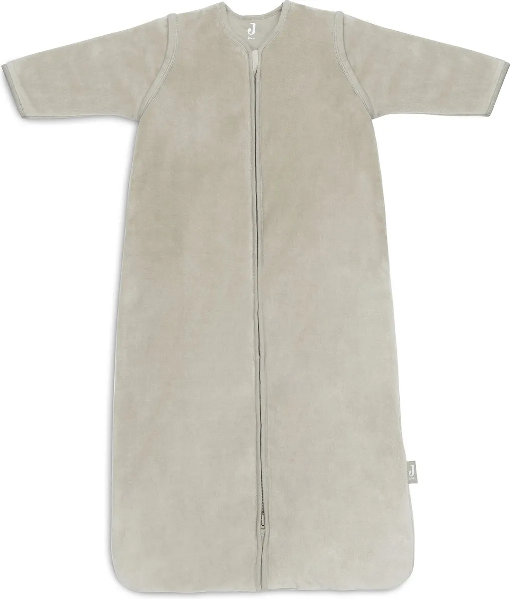 Jollein Baby Slaapzak Winter Velvet Olive Green 110cm - Afritsbare mouw