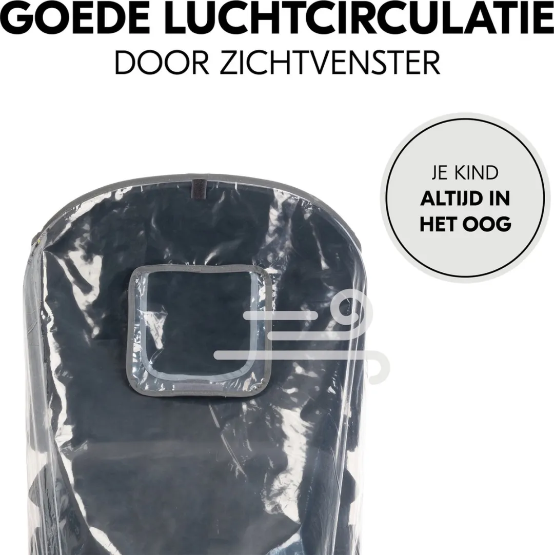 Hauck Regenhoes 3W - Transparant