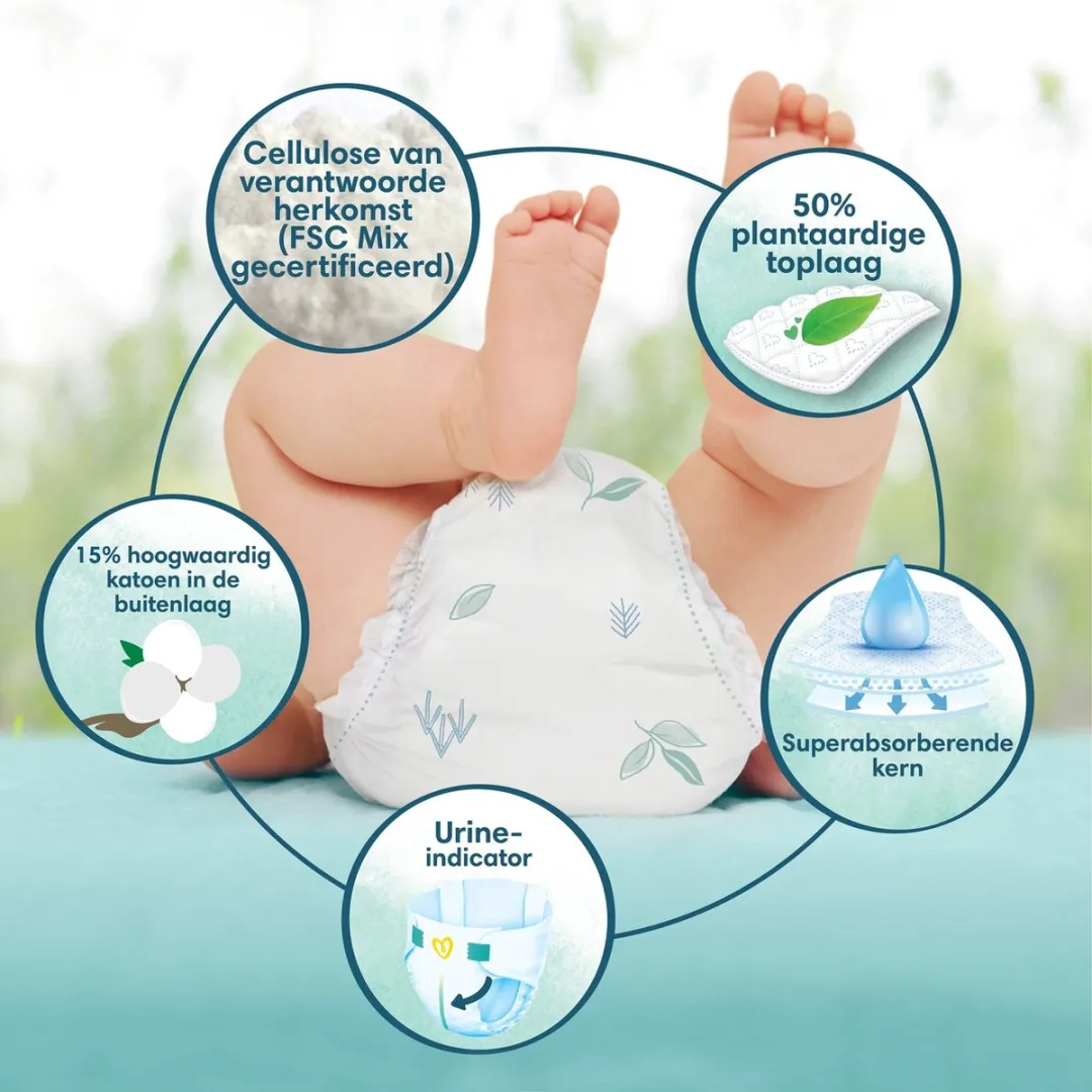 Pampers Harmonie Maat 3 Luier - 100 Stuks