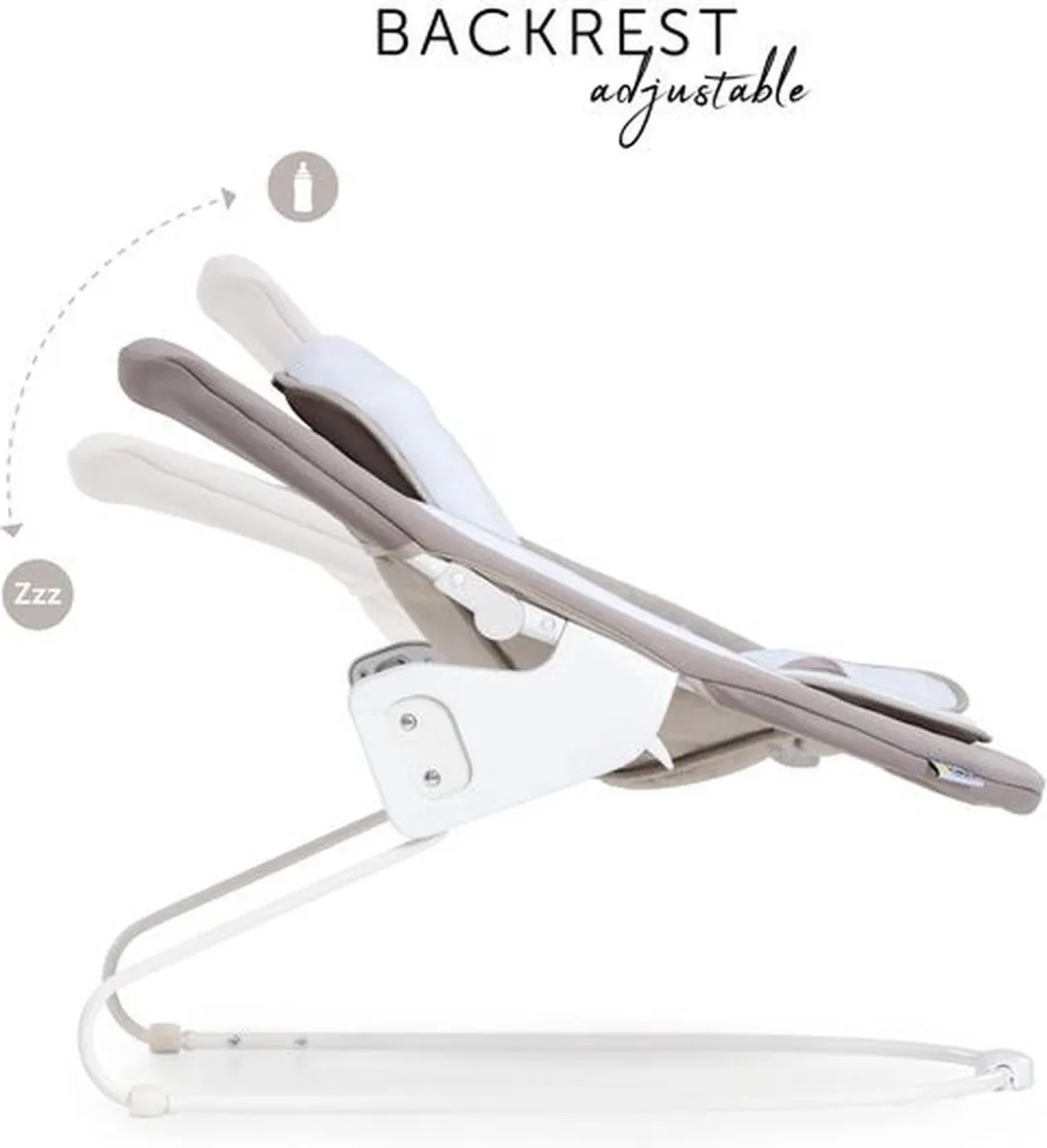 Hauck Alpha Bouncer 2-in-1 Wipstoel - Sand - afbeelding 6 van 6