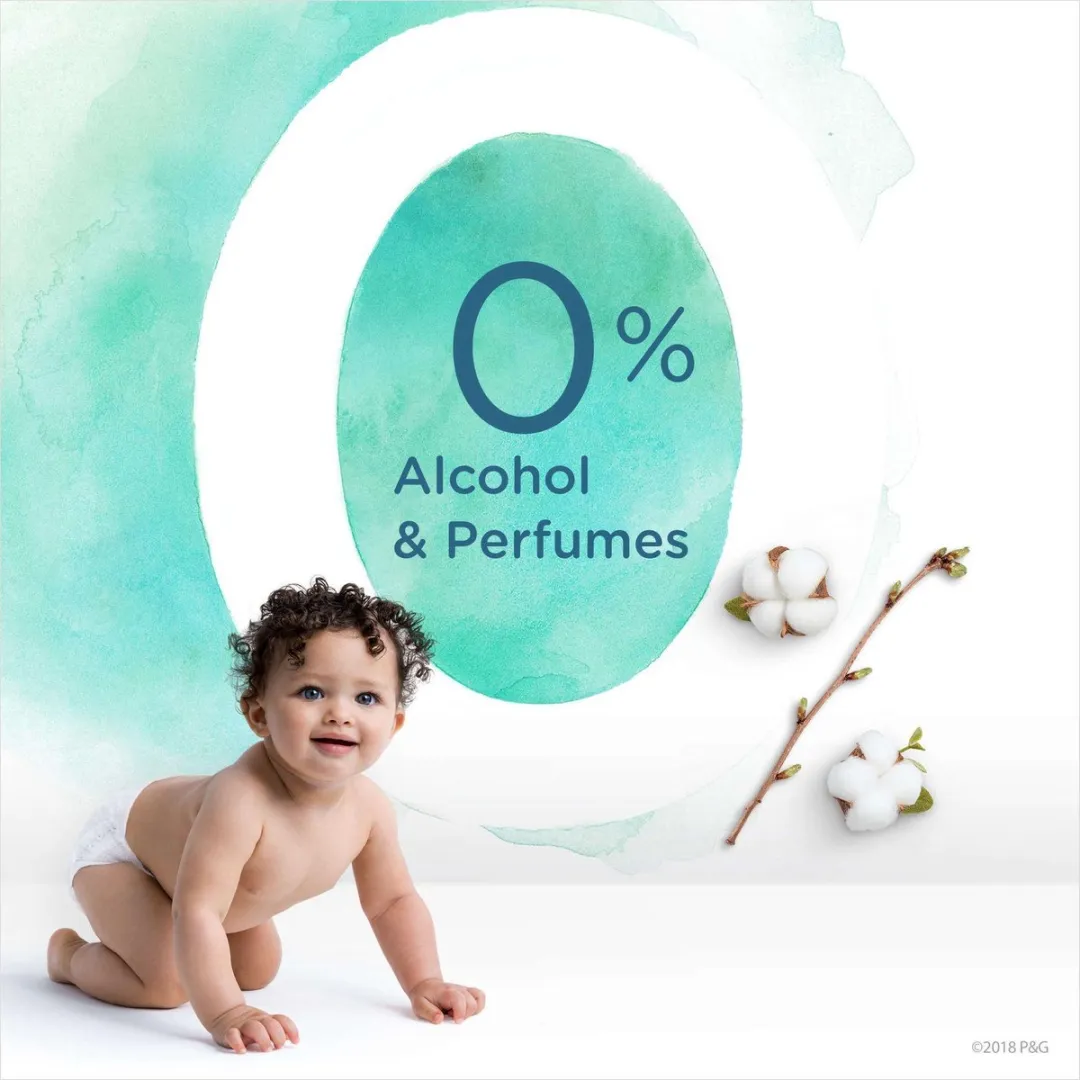 Pampers Aqua Pure Babydoekjes - 144 Stuks